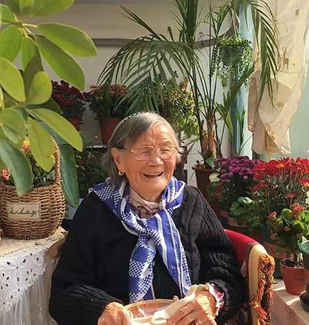 奶奶养的花